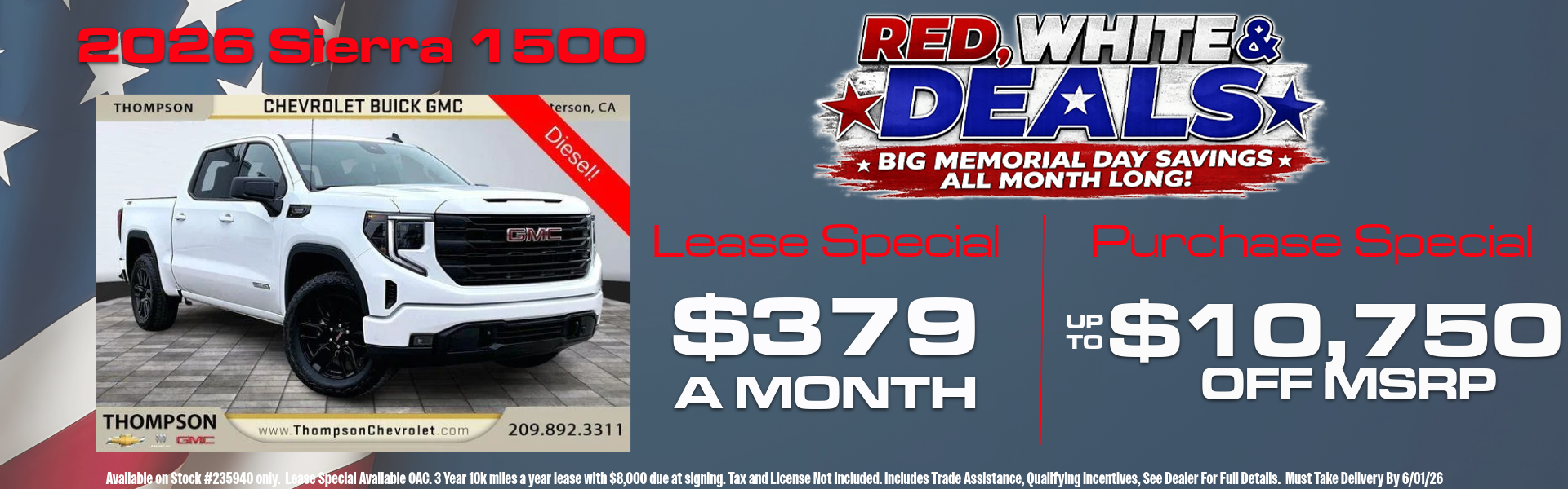 GMC Sierra Offer