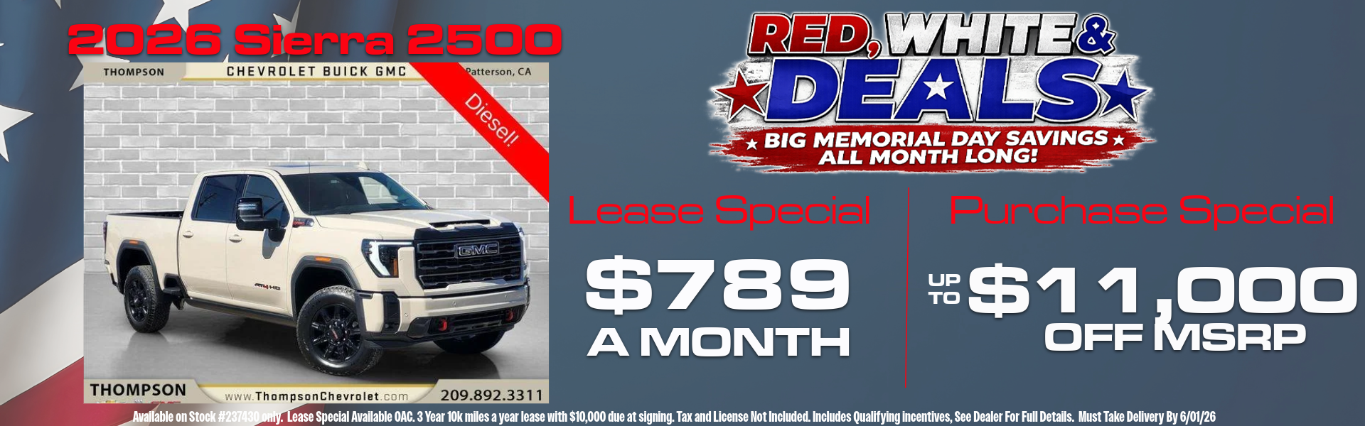 GMC Sierra Offer